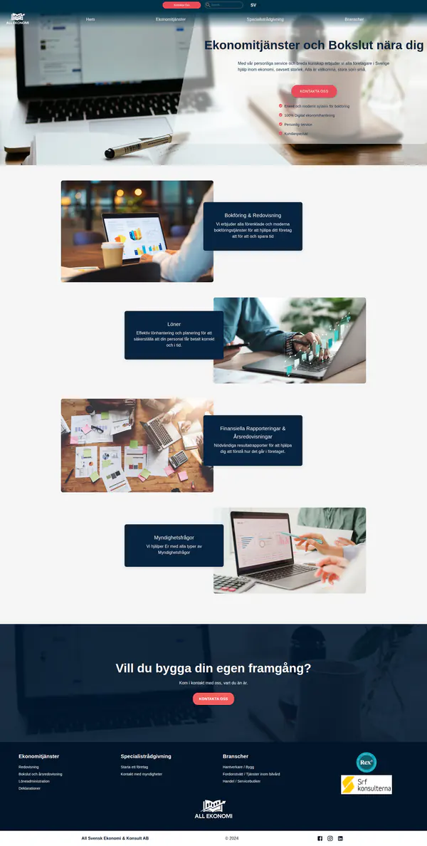 Allekonomi website