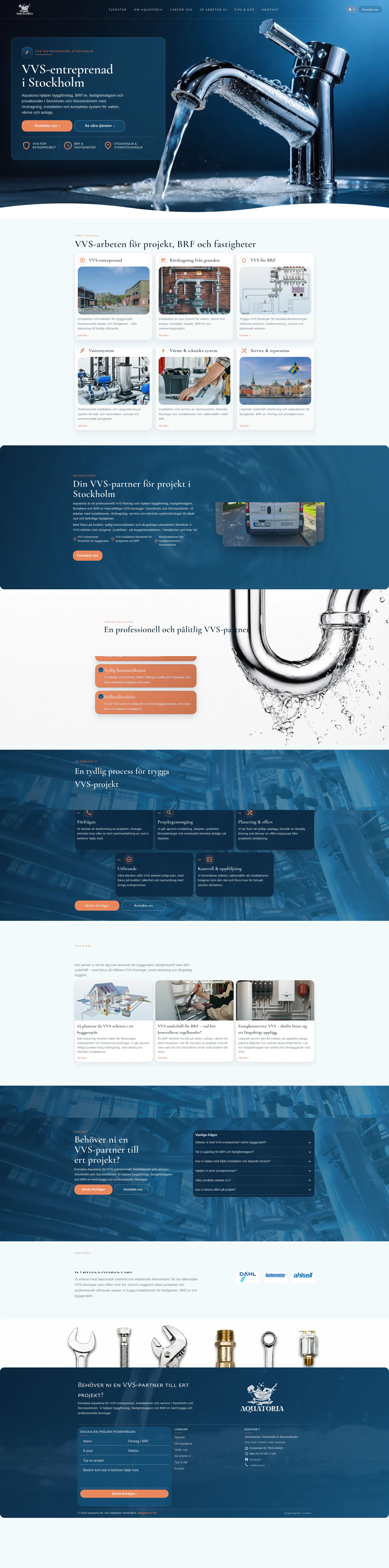 Aquatoria website