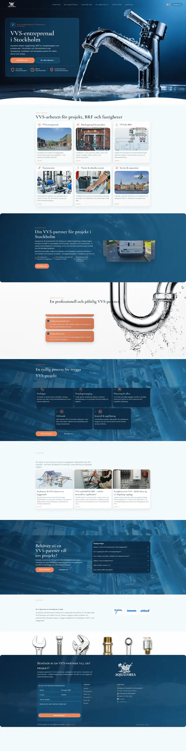 Aquatoria website