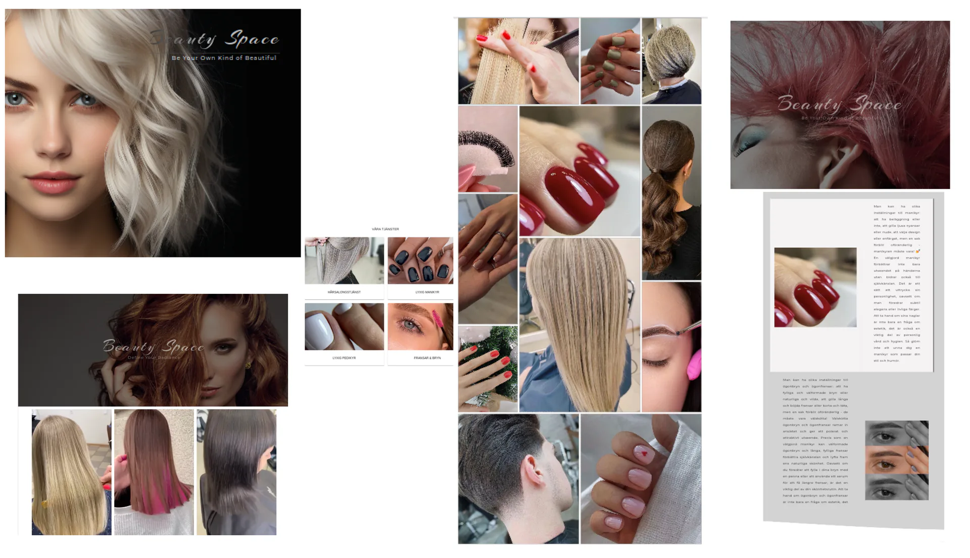 Beauty Space website preview