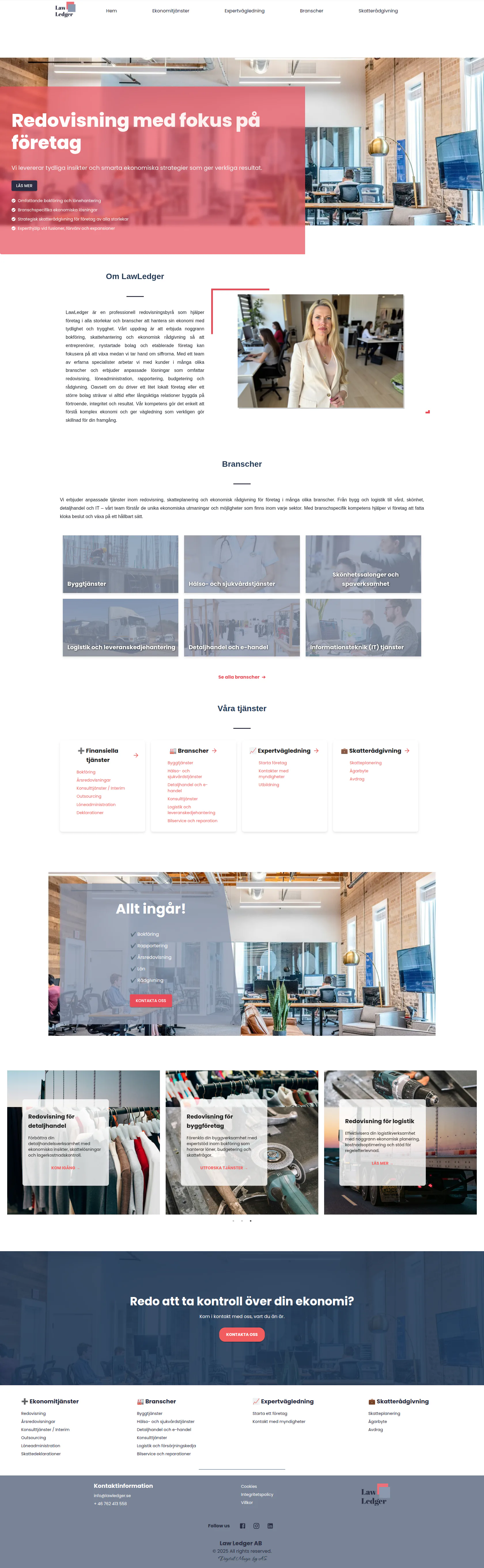 Law Ledger website